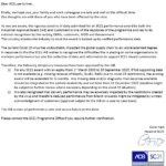 Extension letter